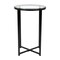 Flash Furniture Round Glass End Table with Matte Black Frame NAN-JH-1786ET-BK-GG - alternate 5
